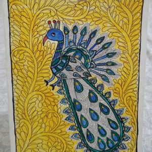 Handmade Greeting Card Peacock