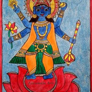 Lord-Vishnu-MadhubaniPainting